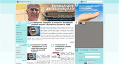 Desktop Screenshot of fondazionevassallo.it
